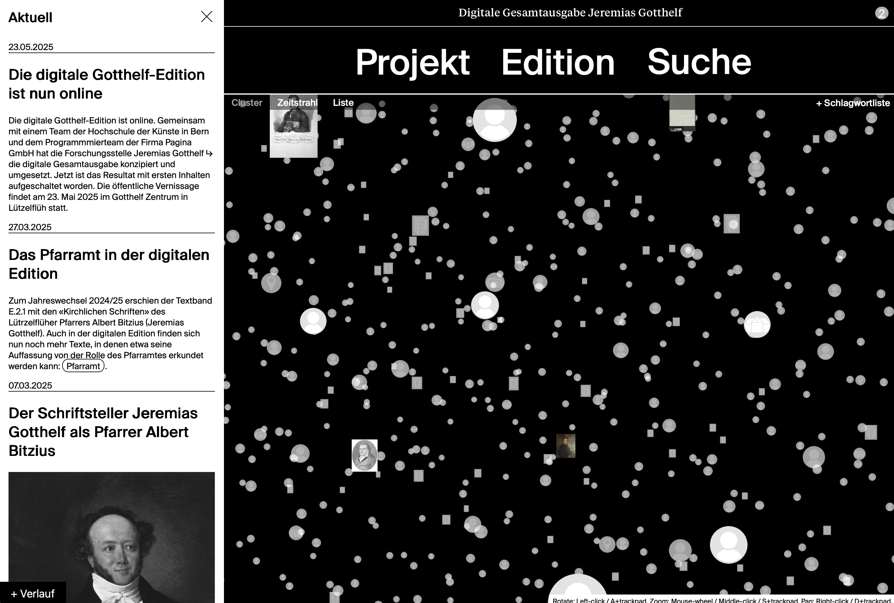 Titelbild: Forschungsstelle Jeremias Gotthelf